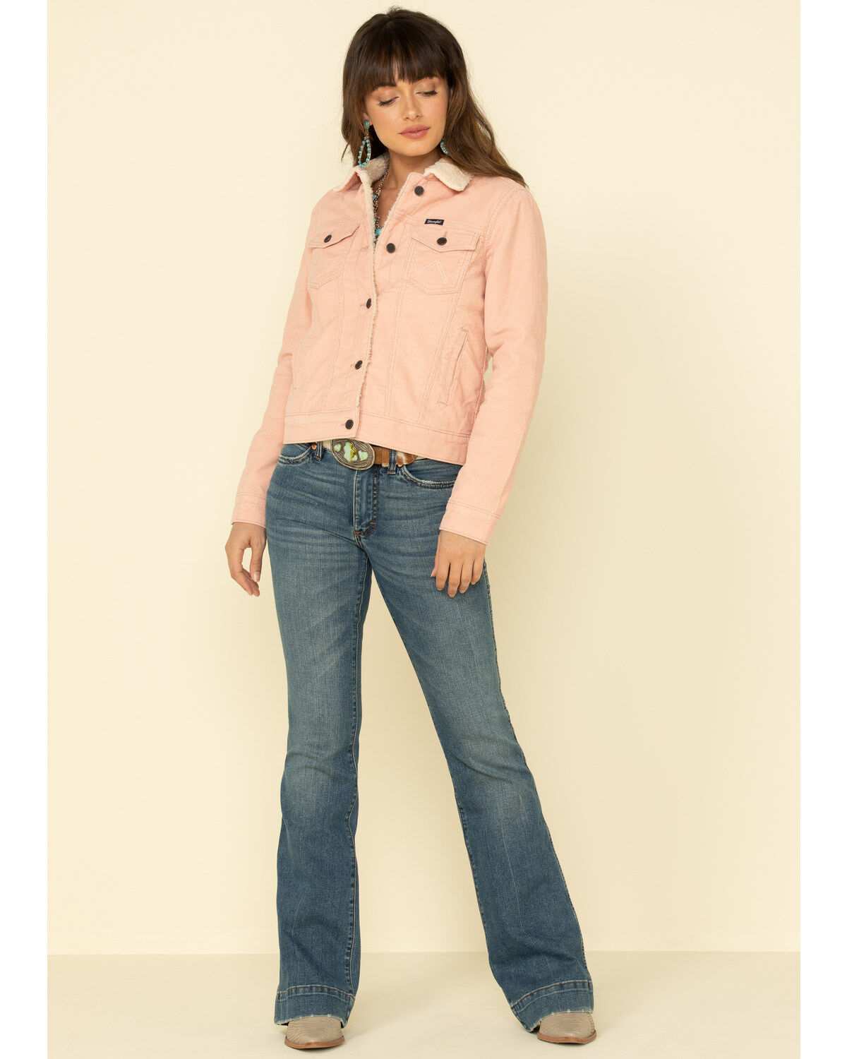 Wrangler pink jacket clearance