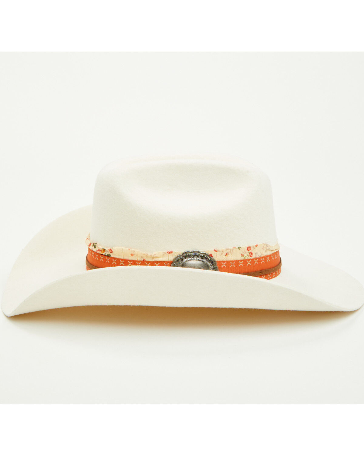 Image #3 - Shyanne Women's Concho Wool Cowboy Hat, Ivory, hi-res