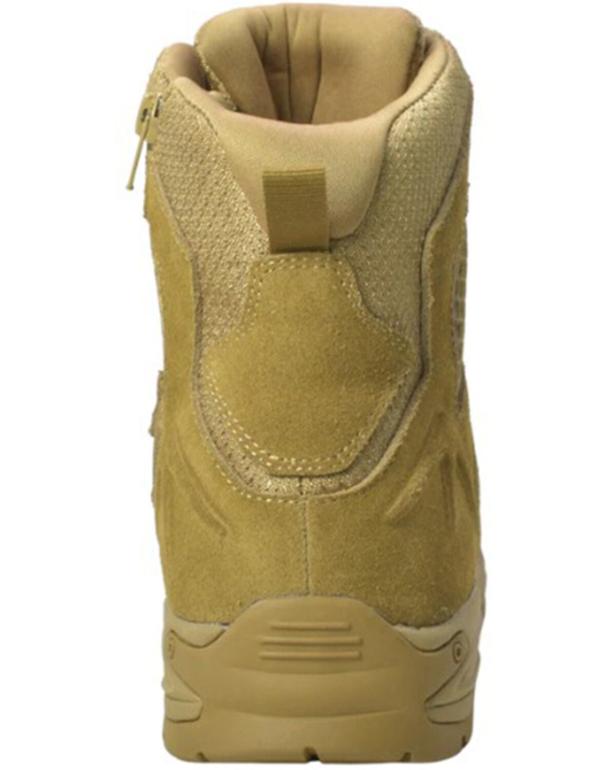 Image #5 - AdTec Men's 8" Waterproof Tactical Work Boots - Round Toe, Beige, hi-res