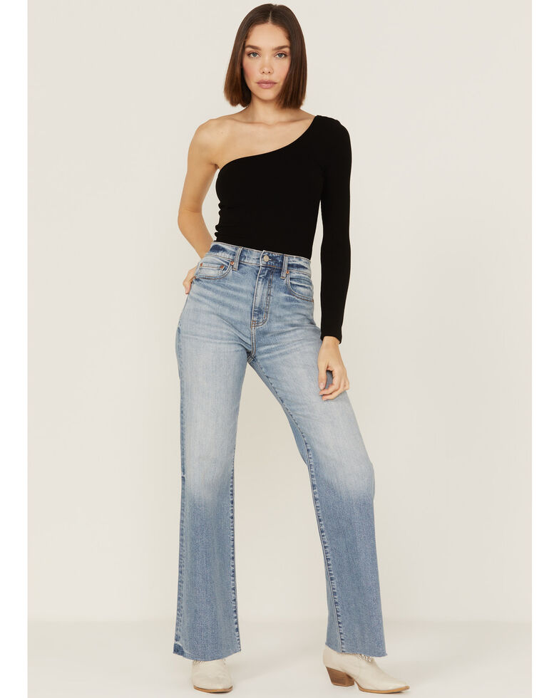 Daze Women's Far Out Wide Jeans, Light Wash, hi-res