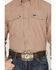 Image #3 - Wrangler Men's Performance Long Sleeve Snap Western Shirt - Big & Tall, Tan, hi-res