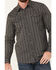 Image #3 - Moonshine Spirit Men's Concrete Cowboy Striped Print Long Sleeve Snap Western Shirt, Black, hi-res