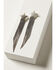Understated Leather Women's Silver & Rhinestone Fringe Star Earrings, Silver, hi-res