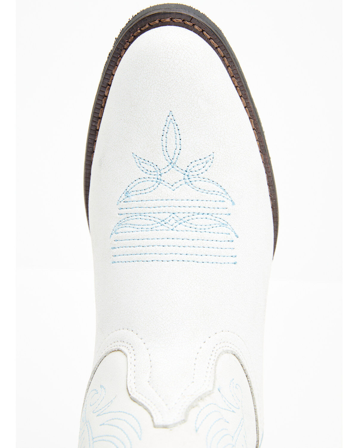 Image #6 - Laredo Women's Roxy Western Booties - Round Toe, Off White, hi-res