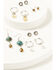 Image #1 - Shyanne Women's Gemma Earring Set - 6 Piece, Silver, hi-res