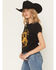 Image #2 - White Crow Women's Not My First Rodeo Short Sleeve Graphic Tee, Black, hi-res