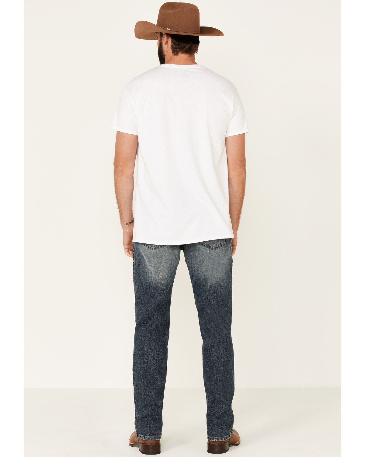 Image #3 - Ariat Men's M4 Kentucky Stockton Stretch Relaxed Straight Jeans, , hi-res