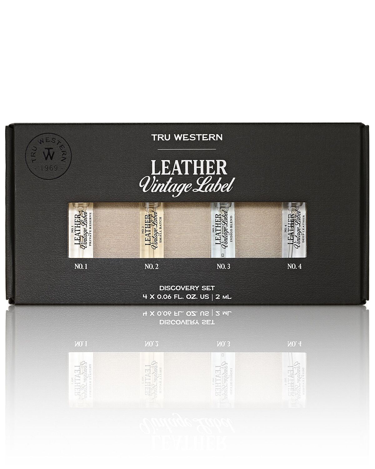 Image #2 - Tru Fragrances Men's Leather Discovery Cologne Set, No Color, hi-res