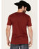 Image #4 - Cody James Men's Tread Flag Short Sleeve Graphic T-Shirt, , hi-res