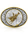 Montana Silversmiths Ranch Rope Bull Rider Buckle, Silver, hi-res