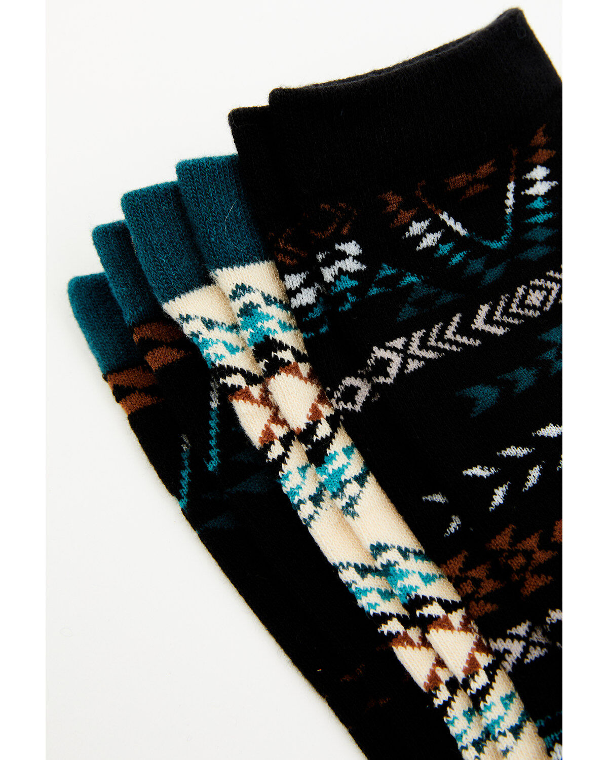 Image #4 - Shyanne Women's Southwestern 3-Pack Socks, Multi, hi-res