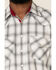 Resistol Men's White North Plaid Long Sleeve Western Shirt , White, hi-res