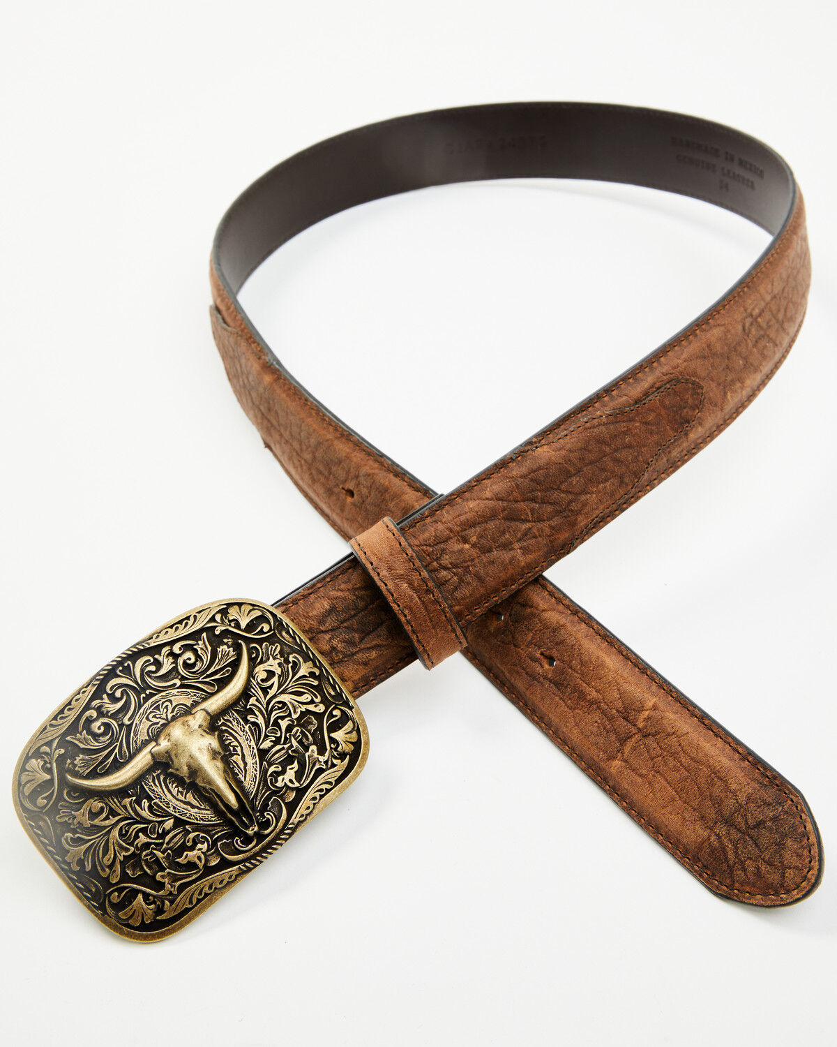 Product Name:  Cody James Men's Long Horn Buckle Belt