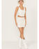 Image #2 - Wonderwest Women's Soutache Mini Skirt, White, hi-res