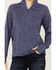 Image #3 - Ariat Women's Rebar Gridwork Baselayer 1/4 Zip T-Shirt, Blue, hi-res