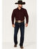 Image #1 - Ariat Men's M7 Rockport Ranger Dark Wash Slim Straight Jeans, Blue, hi-res