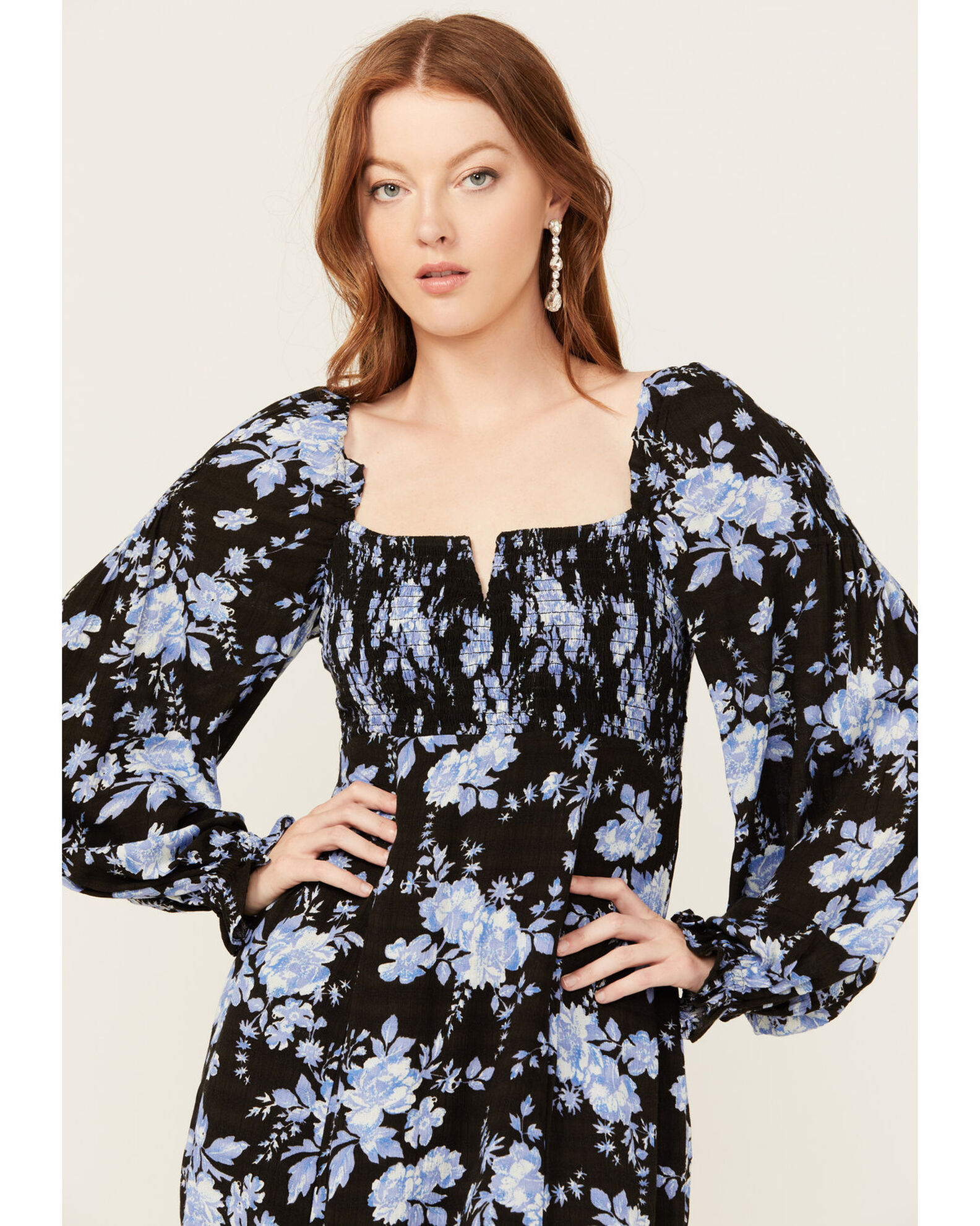 Free people bell sleeve dress online
