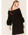 Image #4 - Roper Women's Ruffle Sleeve Mini Dress, Black, hi-res