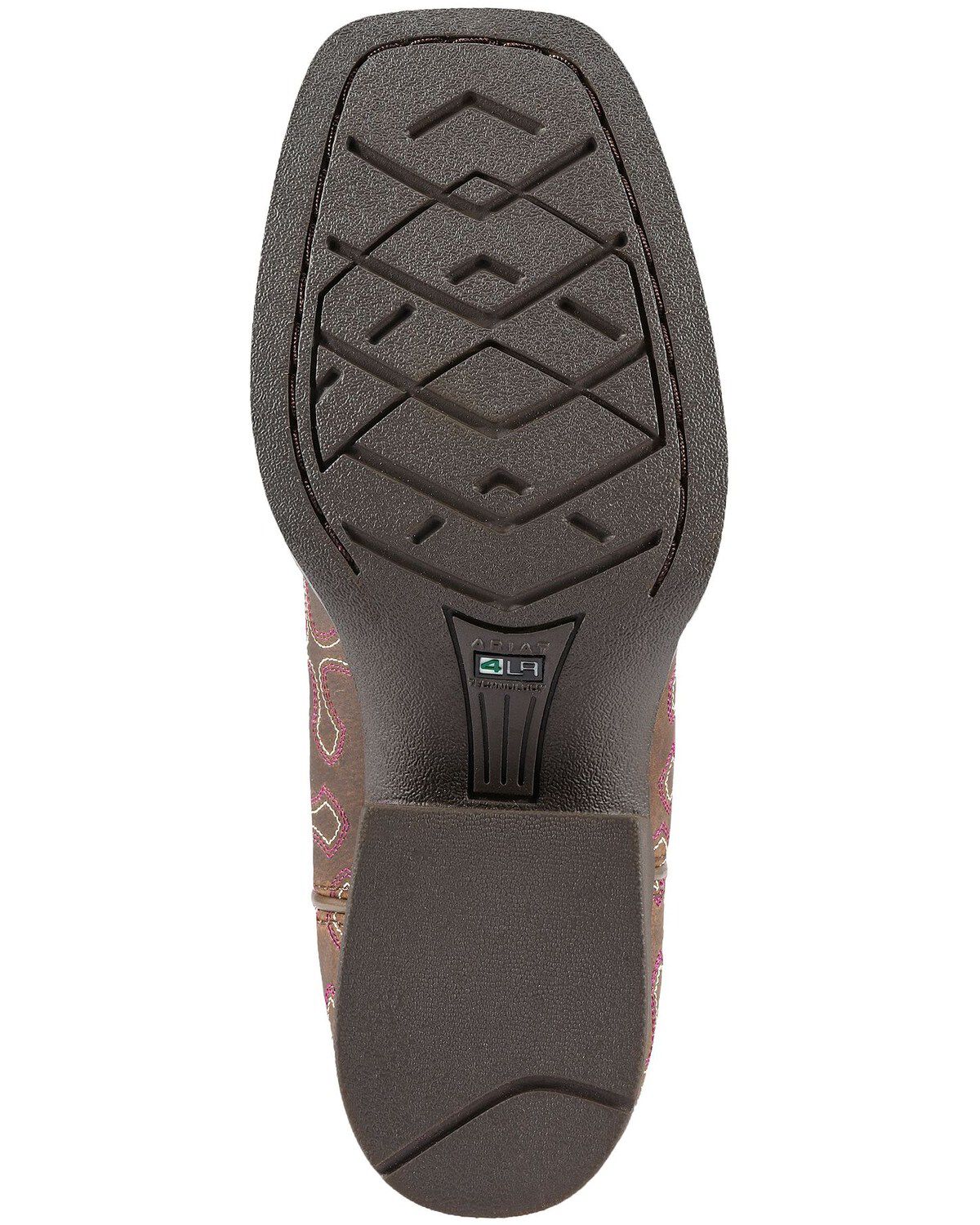 Image #3 - Ariat Girls' Crossroads Cowgirl Boots - Square Toe, , hi-res