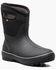 Image #1 - Bogs Women's Classic Mid II Waterproof Farm Ankle Boots - Round Toe, Black, hi-res