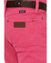 Image #4 - Wrangler Girls' Bootcut Stretch Denim Jeans, Pink, hi-res