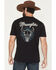 Image #1 - Wrangler Men's Steerhead Short Sleeve Graphic T-Shirt, Black, hi-res