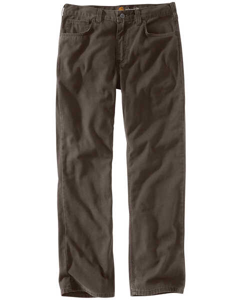 Carhartt Men's Rugged Flex Rigby Five-Pocket Jeans, Chocolate, hi-res