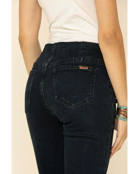 Image #4 - Rock & Roll Denim Women's Dark Wash Flare Jeans , , hi-res