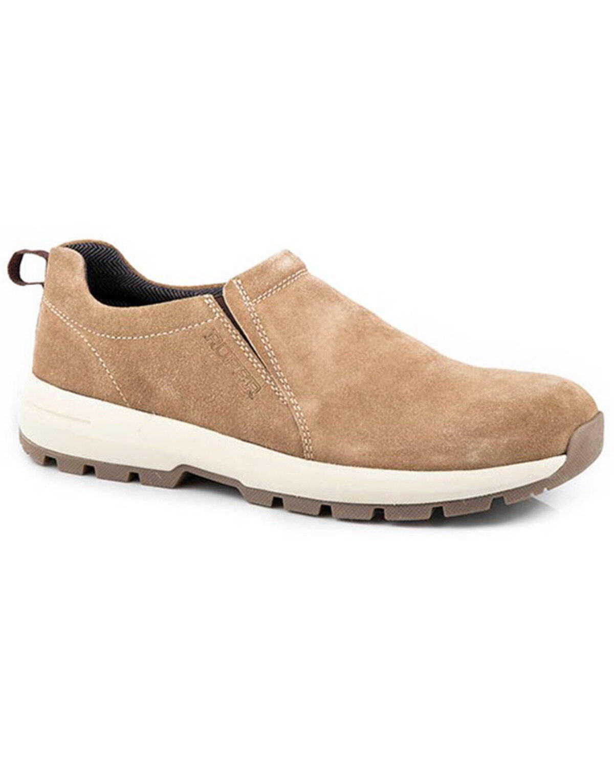Roper Men's Braun Casual Shoes - Round Toe, Brown, hi-res