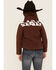 Image #4 - Cowgirl Hardware Girls' Cow Print Yoke Poly Shell Jacket, , hi-res