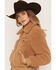 Image #2 - Levi's Women's Sherpa Jacket, Chestnut, hi-res