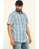 Image #3 - Moonshine Spirit Men's Cooler Cactus Plaid Short Sleeve Western Shirt, , hi-res