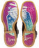Tin Haul Women's Damask Diamonds Western Boots - Broad Square Toe, Tan, hi-res