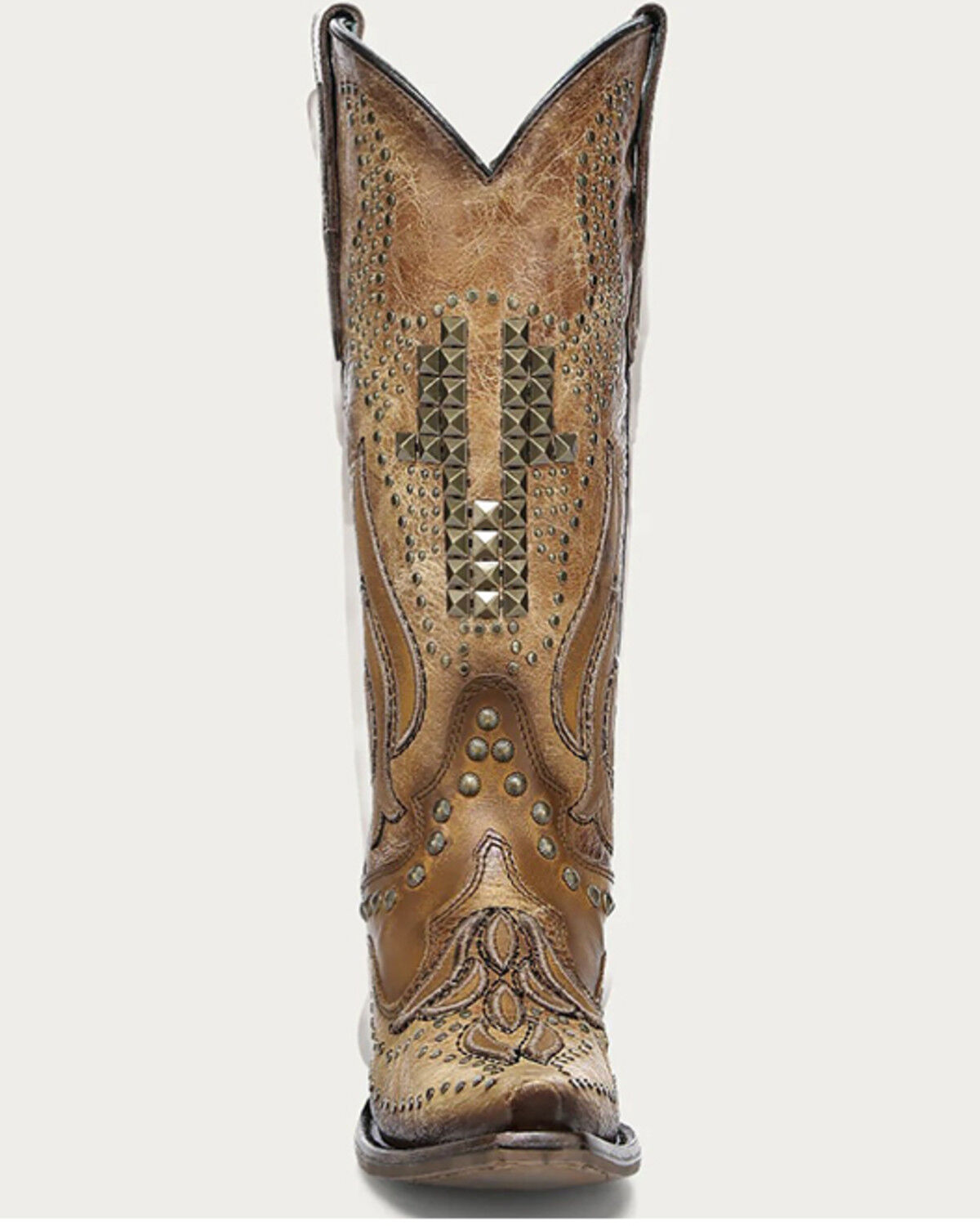 Corral Women's Bull Skull Western Boots - Snip Toe