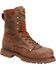 Image #1 - Carolina Men's 8" Waterproof Composite Toe Work Boots, Brown, hi-res