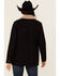 Image #4 - Shyanne Women's Canvas Sherpa Lined Button-Down Jacket, Black, hi-res
