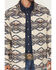 Image #3 - Panhandle Slim Men's Jacquard Southwestern Print Long Sleeve Button-Down Western Shirt, Cream, hi-res