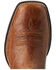 Image #4 - Ariat Men's Brander Leather Performance Western Boot - Broad Square Toe, Brown, hi-res