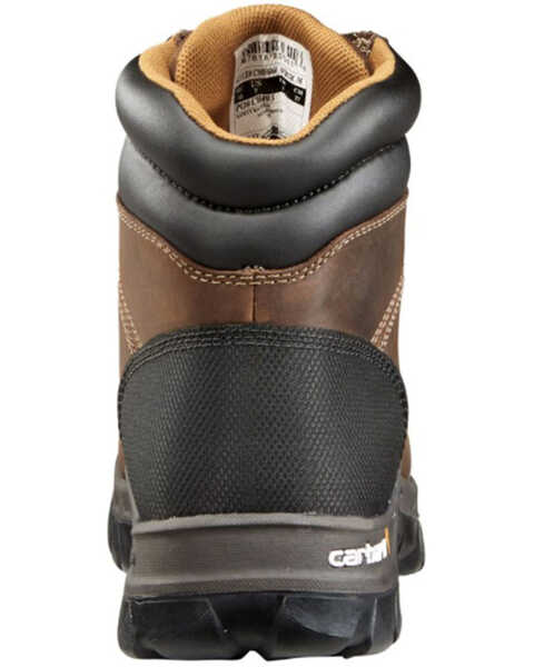 Image #4 - Carhartt Work Flex 6" Lace-Up Work Boots - Composite Toe, Brown, hi-res