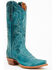 Dan Post Women's Queen Embroidered Tall Western Boots - Snip Toe, Blue, hi-res