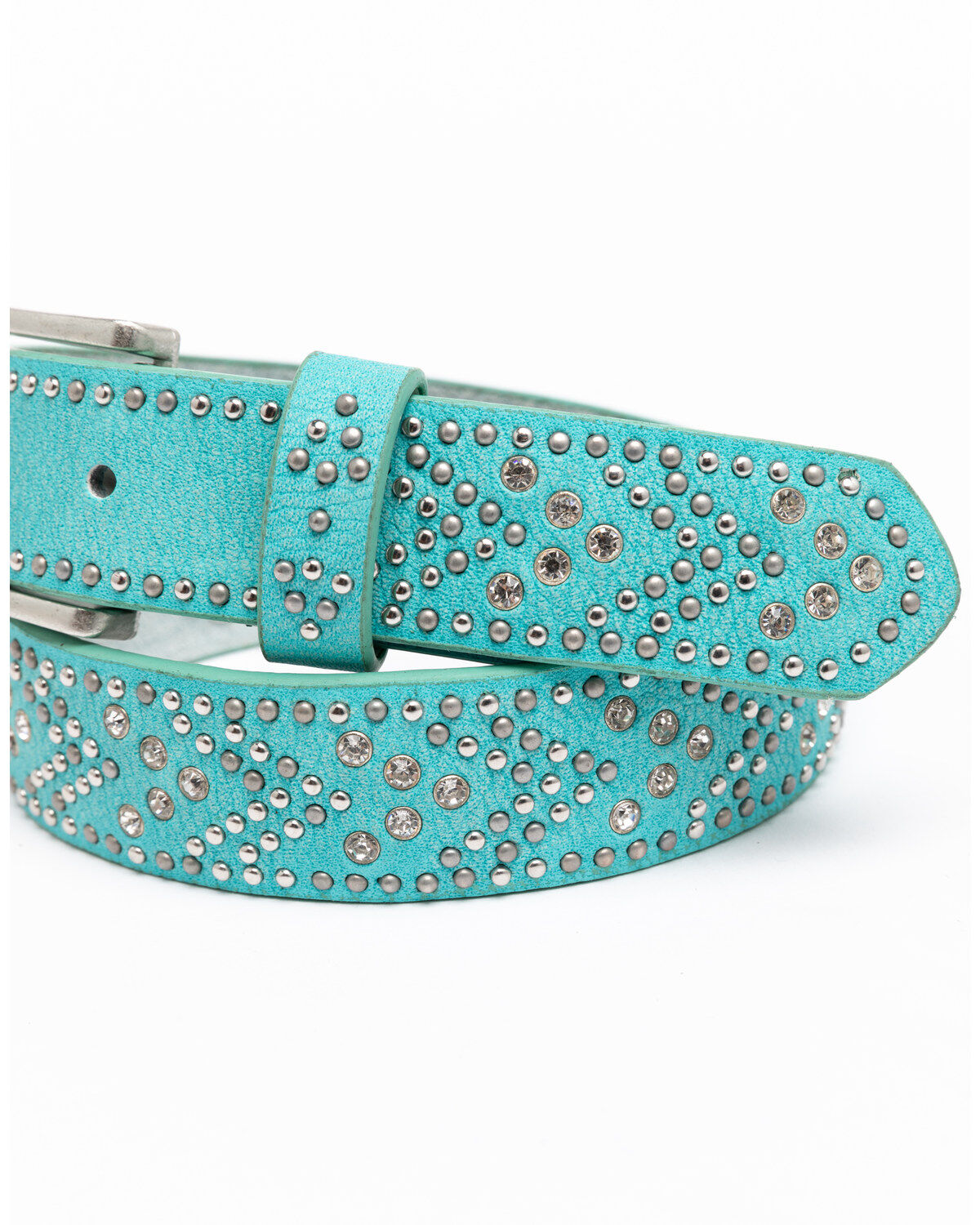 Image #4 - Shyanne Girls' Tempt To Shine Belt, Turquoise, hi-res