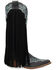 Image #2 - Dingo Women's Tequila Sunrise Fringe Western Boots - Snip Toe, Black, hi-res