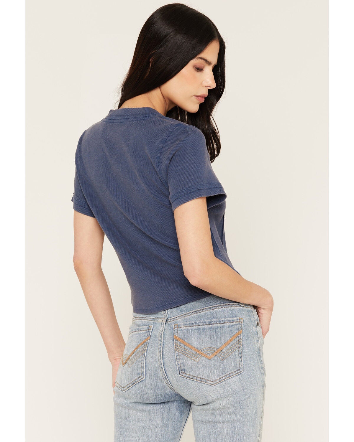 Image #4 - Idyllwind Women's Frisco Button-Down Top, Navy, hi-res