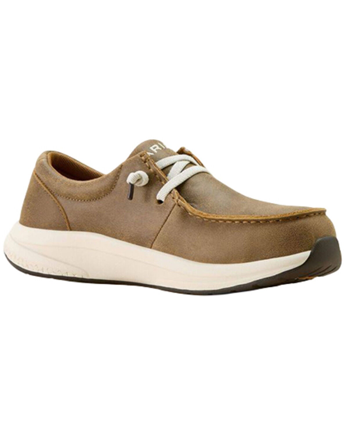 Ariat Men's Buckeye Moc Work Shoes - Steel Toe, Brown, hi-res