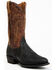Image #1 - Dan Post Men's Winston Exotic Teju Lizard Western Boots - Medium Toe, Black, hi-res