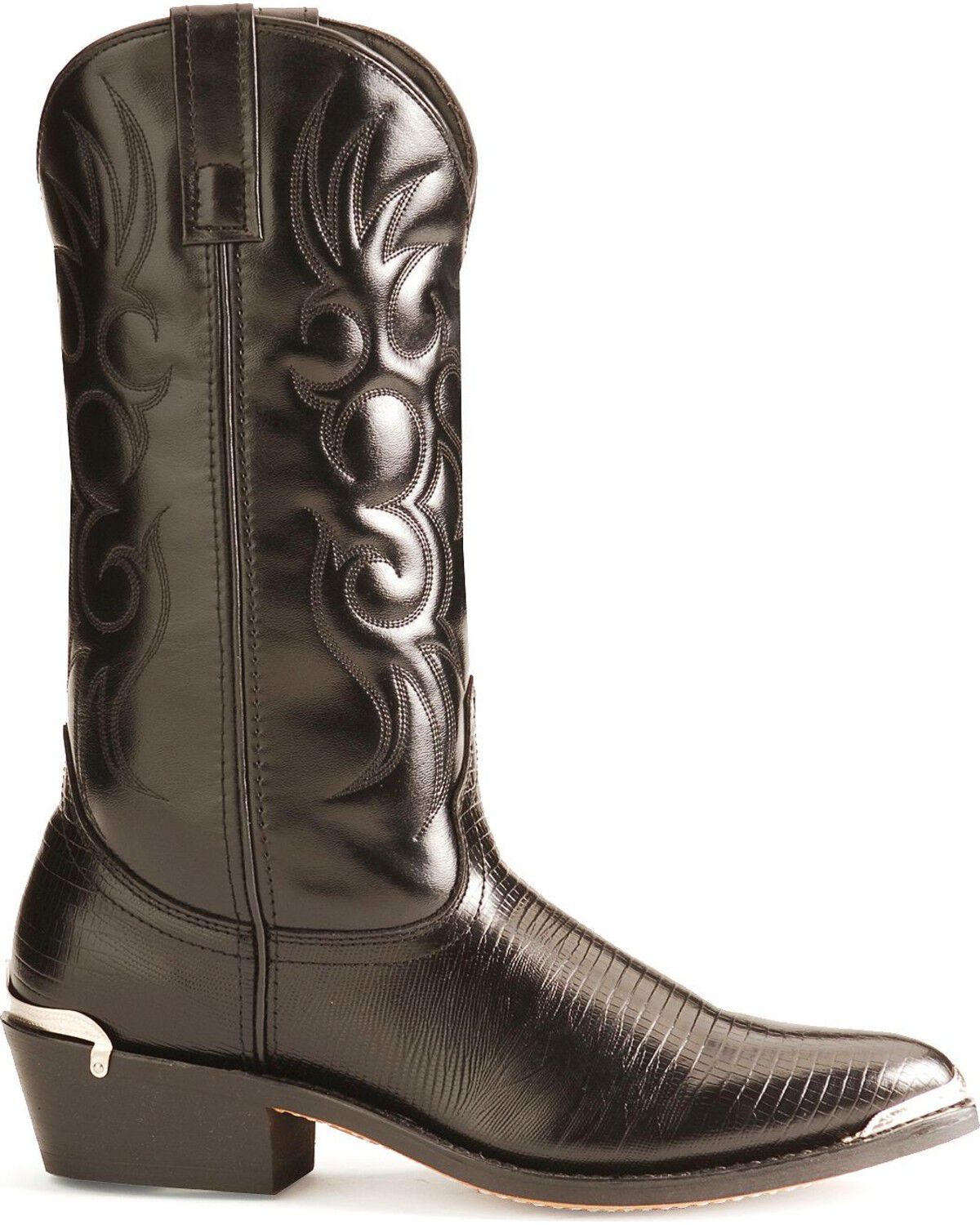 Image #2 - Laredo Men's Lizard Print Western Boots - Pointed Toe, , hi-res