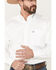 Image #2 - Ariat Men's Team Logo Solid Long Sleeve Button-Down Western Shirt, White, hi-res