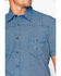 Image #4 - Rock & Roll Denim Men's Crinkle Washed Poplin Short Sleeve Western Shirt, , hi-res
