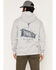 Image #1 - Troll Co Men's FR Beamer Hooded Work Sweatshirt, Heather Grey, hi-res