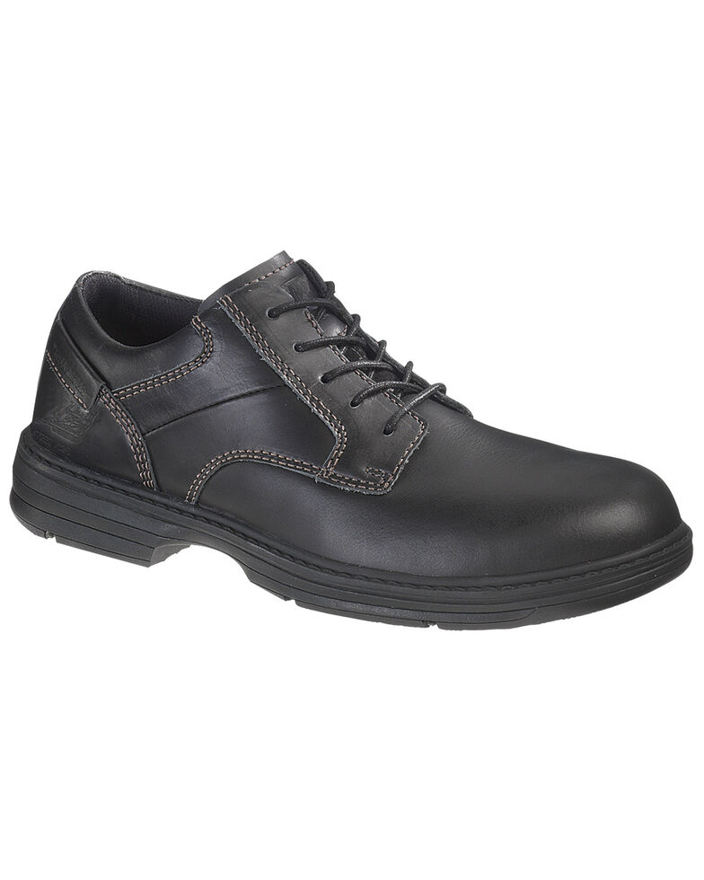 Caterpillar Oversee Oxford Work Shoes - Steel Toe, Black, hi-res